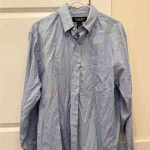 Brooks Brothers Country Club Light Blue Plaid Casual Shirt